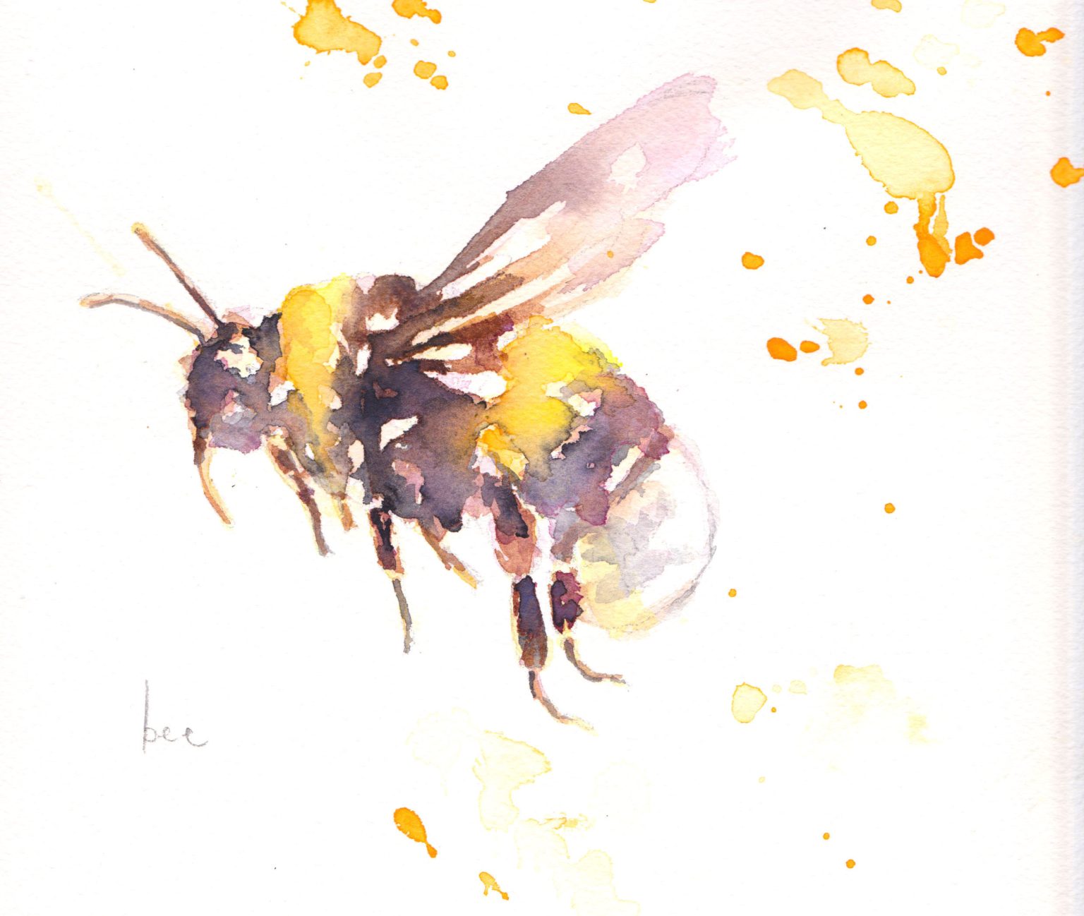 JenniferRoseBumbleBeeTutorialArt