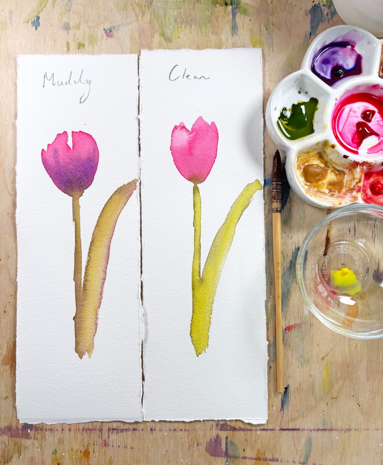 Avoid Muddy Watercolours